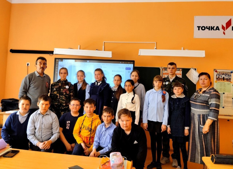 Встреча с бойцами поискового отряда "Орленок" им. П.М.Куманева.