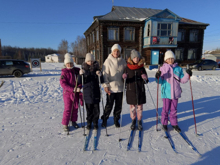 Лыжная прогулка.