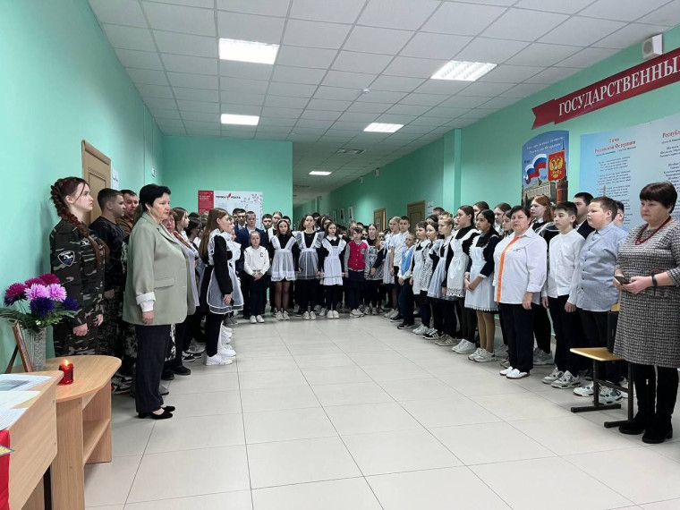 Линейка памяти ко дню Защитников Отечества.
